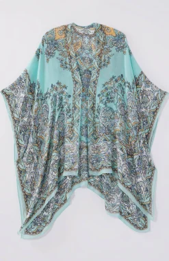 Airy Paisley Ruana