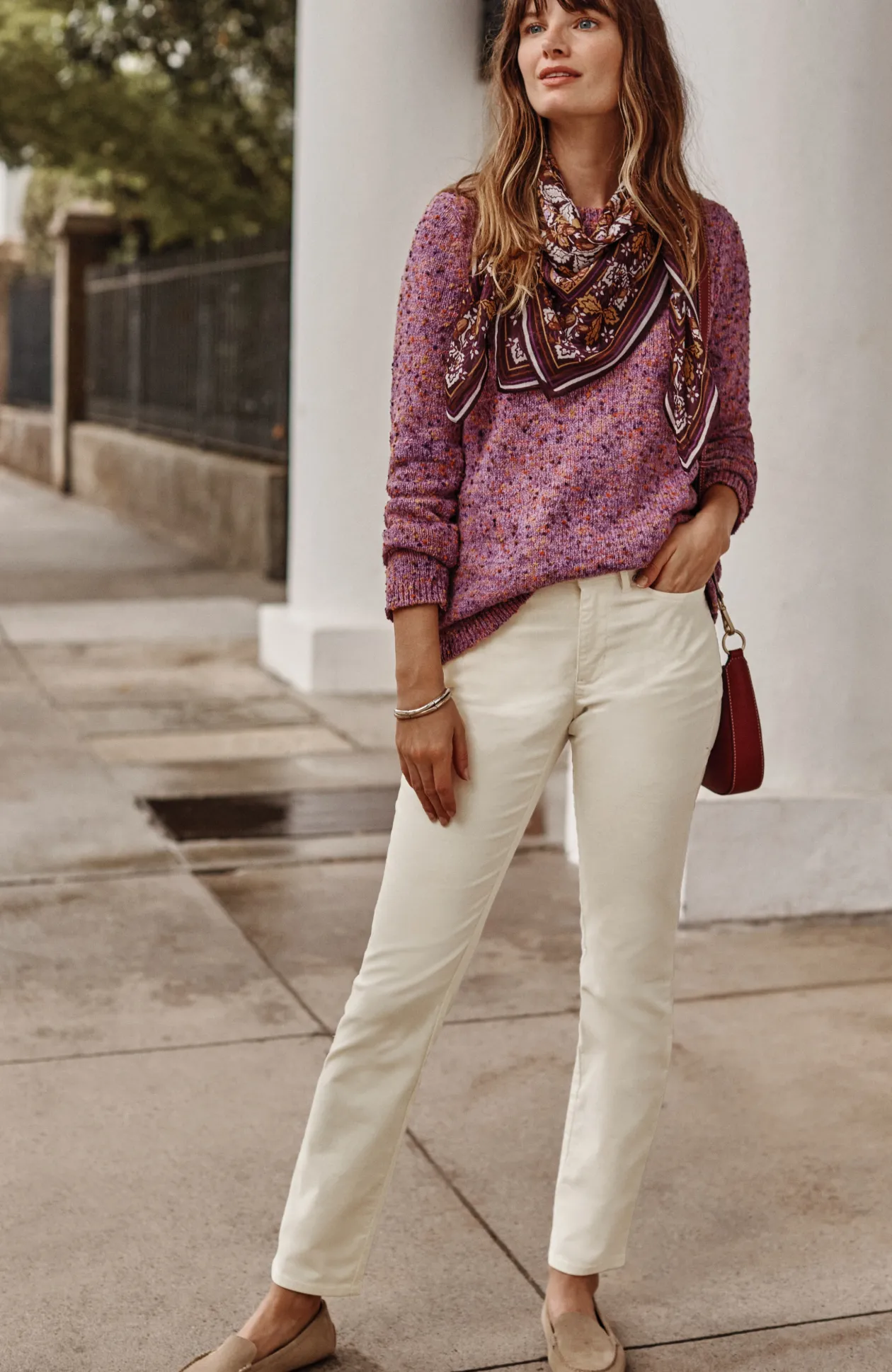 Authentic Fit Slim-Leg Corduroy Pants