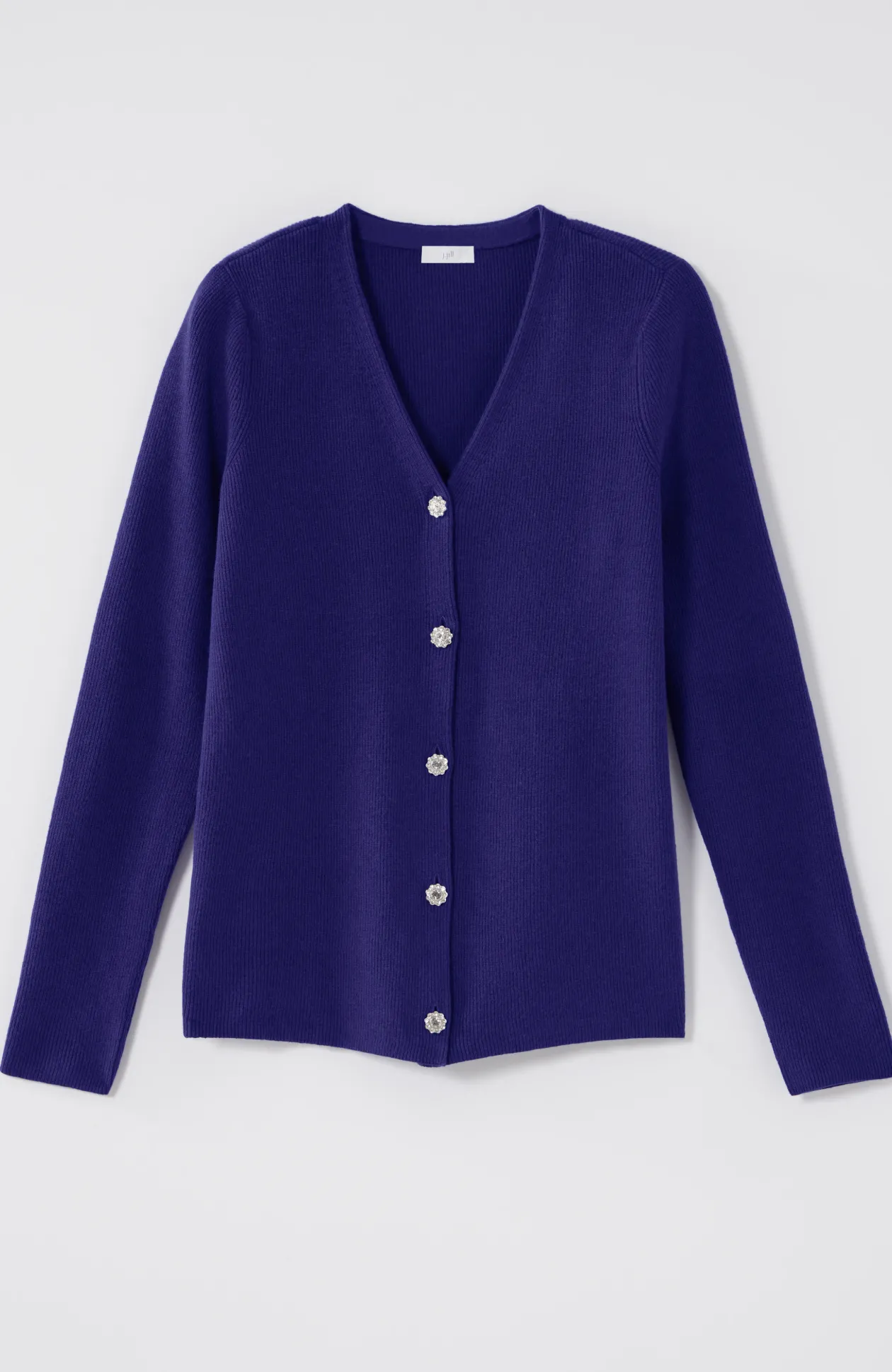 Bejeweled Textured Cardi