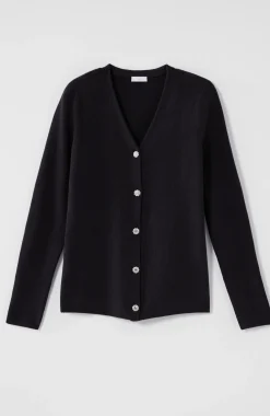 Bejeweled Textured Cardi