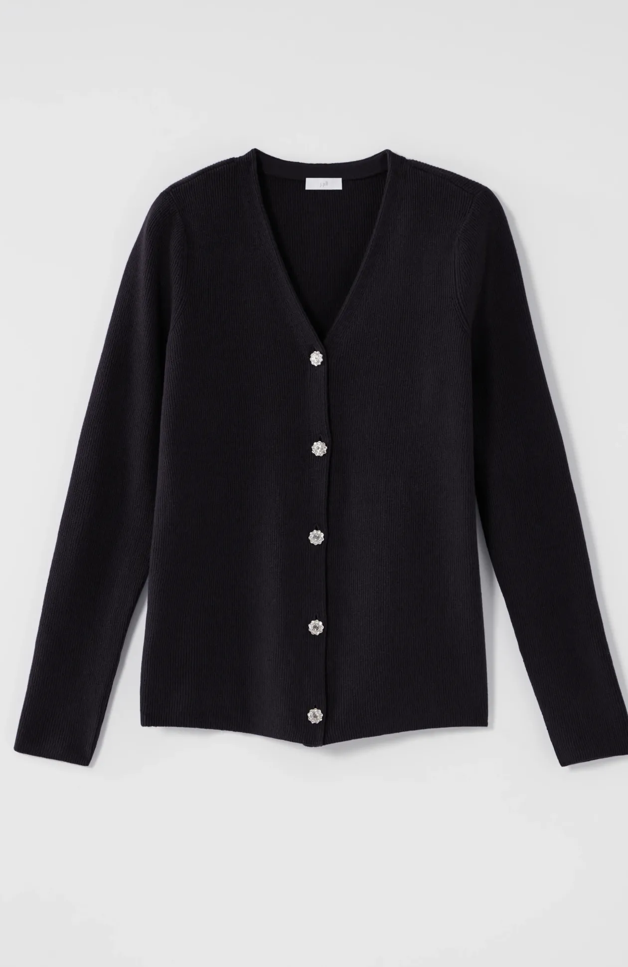 Bejeweled Textured Cardi