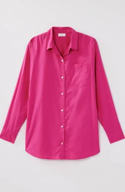Button-Front Relaxed Tunic