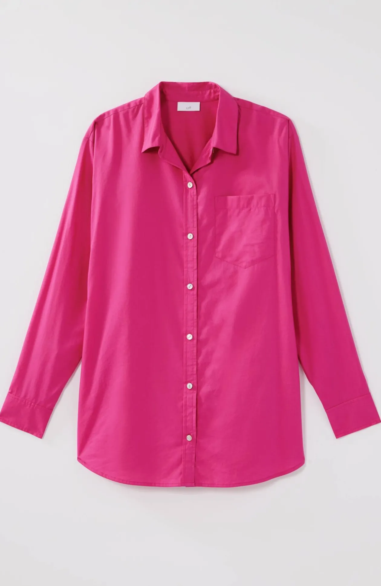 Button-Front Relaxed Tunic