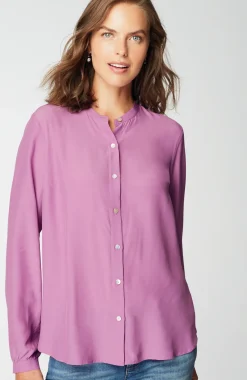 Button-Front Top