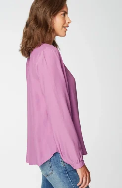 Button-Front Top
