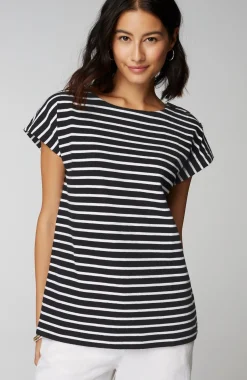 Button-Shoulder Top