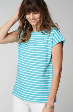 Button-Shoulder Top