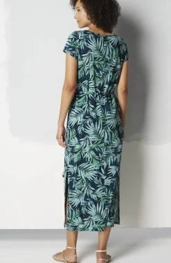 Cap-Sleeve Maxi Dress
