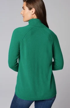 Cashmere Cowl-Neck Sweater