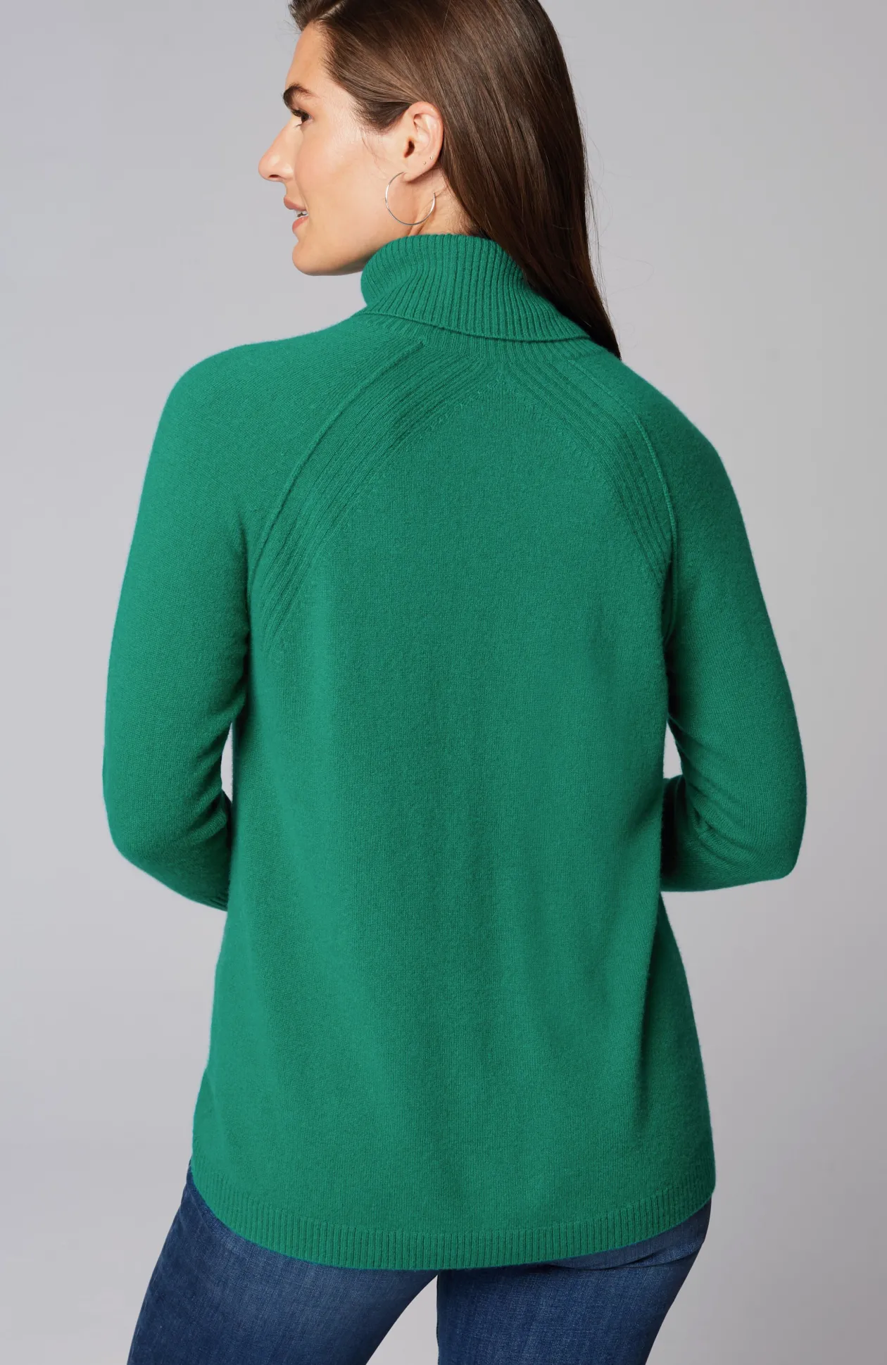 Cashmere Cowl-Neck Sweater