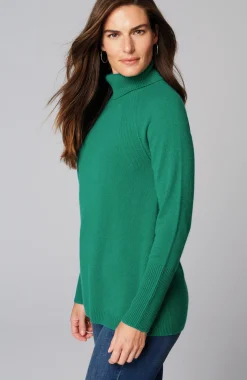 Cashmere Cowl-Neck Sweater