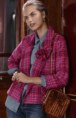 Chenille A-Line Jacket