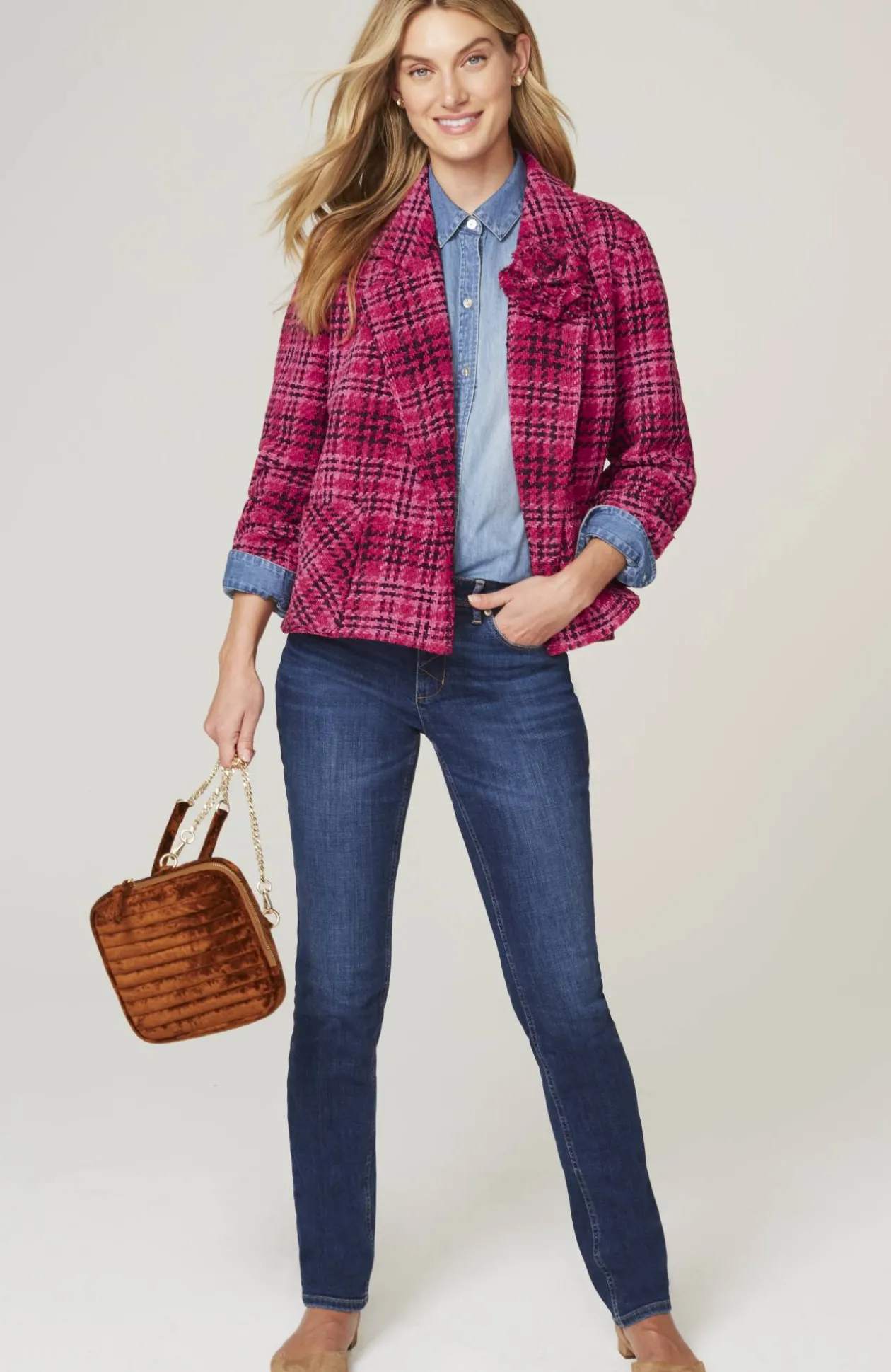 Chenille A-Line Jacket