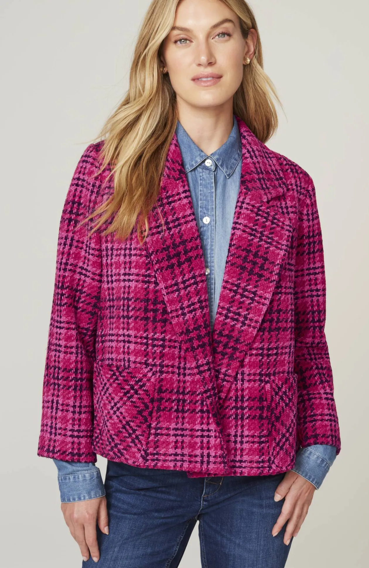 Chenille A-Line Jacket