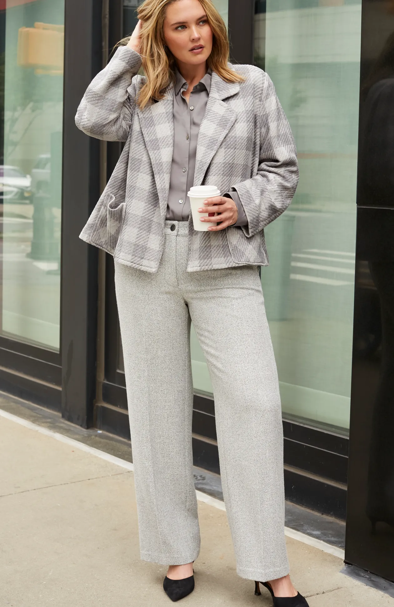 Chenille A-Line Jacket