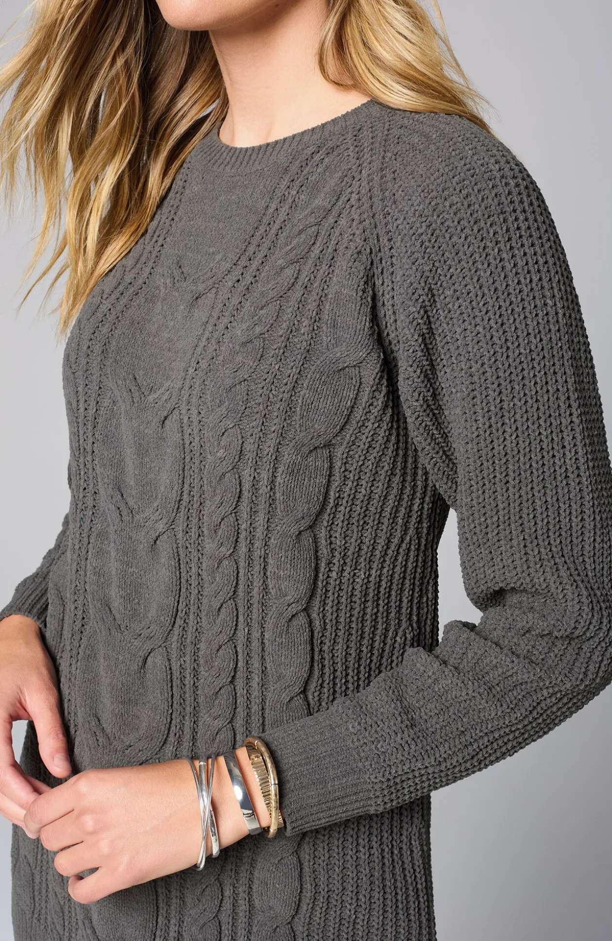Chenille Cabled Tunic