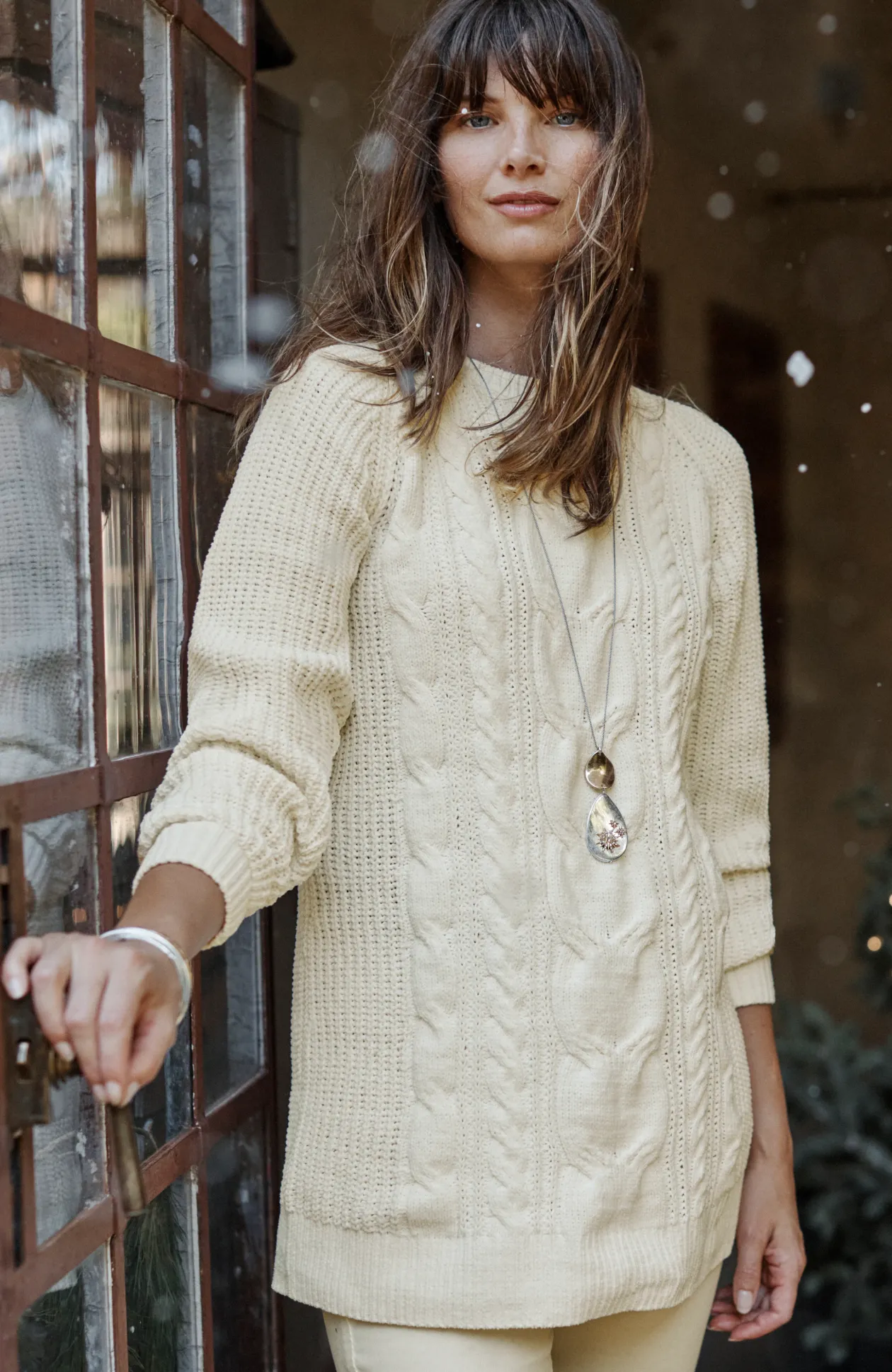 Chenille Cabled Tunic