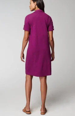 Classic Cotton-Slub Shirtdress