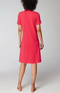 Classic Cotton-Slub Shirtdress