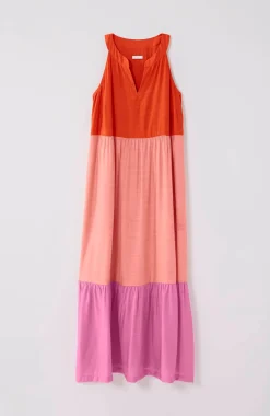 Color-Block Maxi Dress