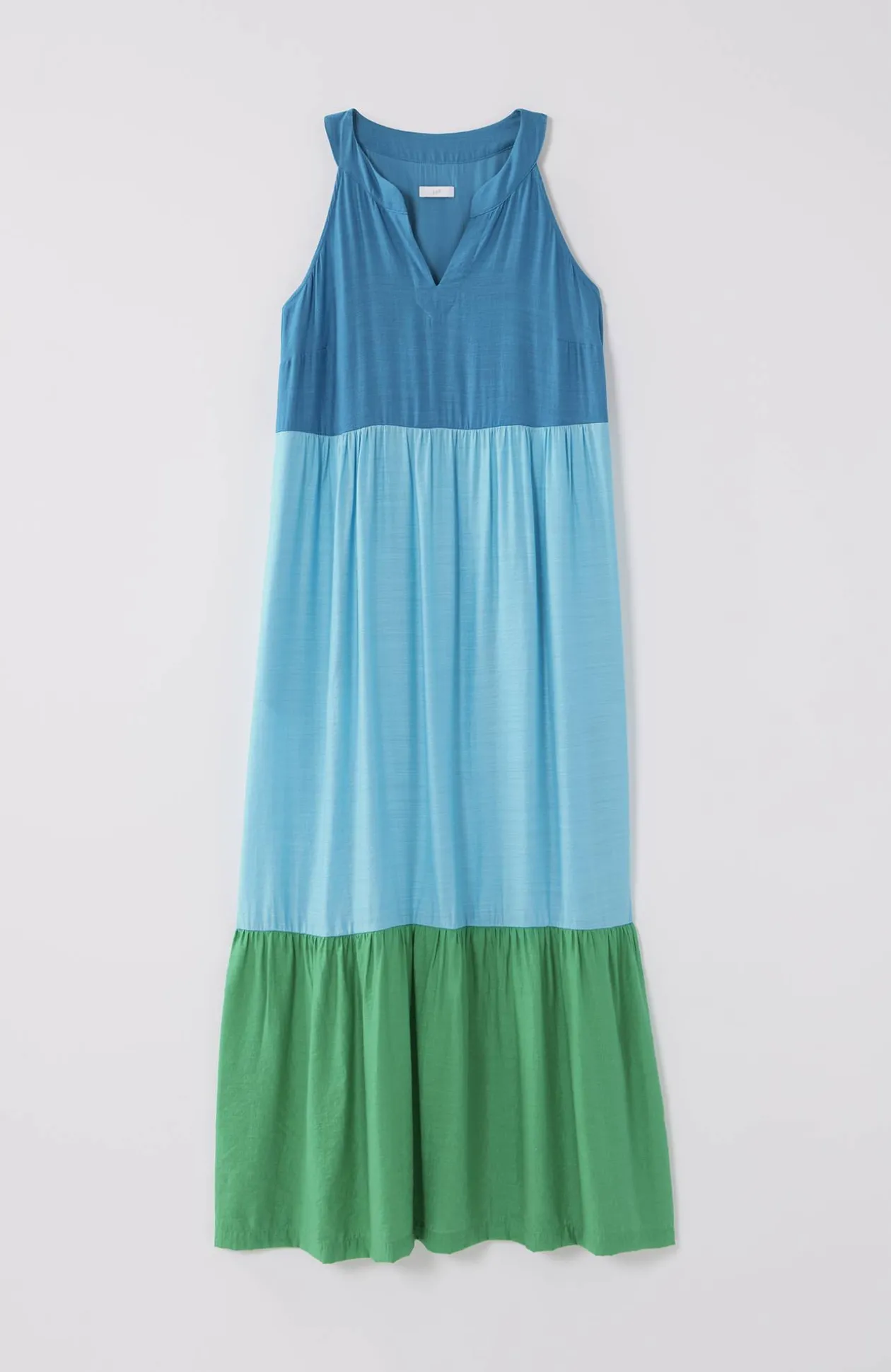 Color-Block Maxi Dress