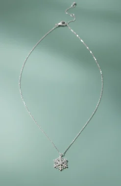 Compassion Fund Sterling Silver Snowflake Necklace