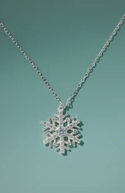 Compassion Fund Sterling Silver Snowflake Necklace