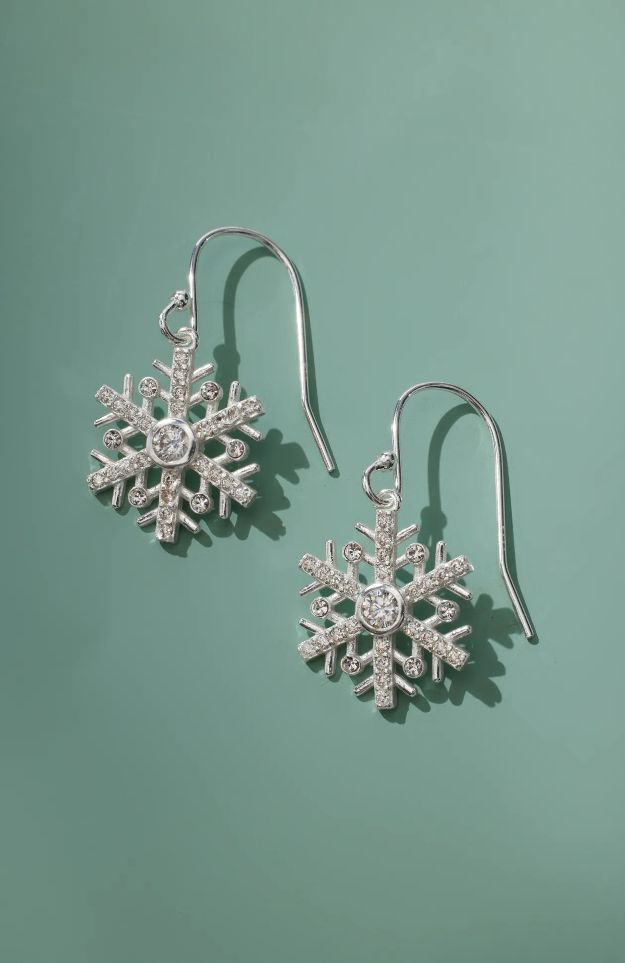 Compassion Fund Sterling Silver Snowflake Earrings