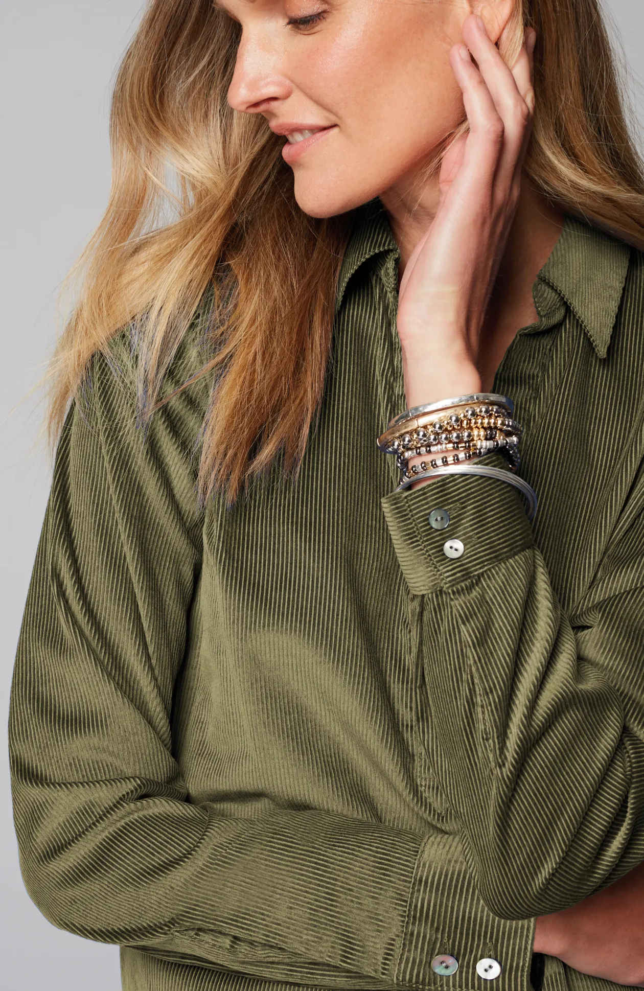 Corduroy A-Line Tunic