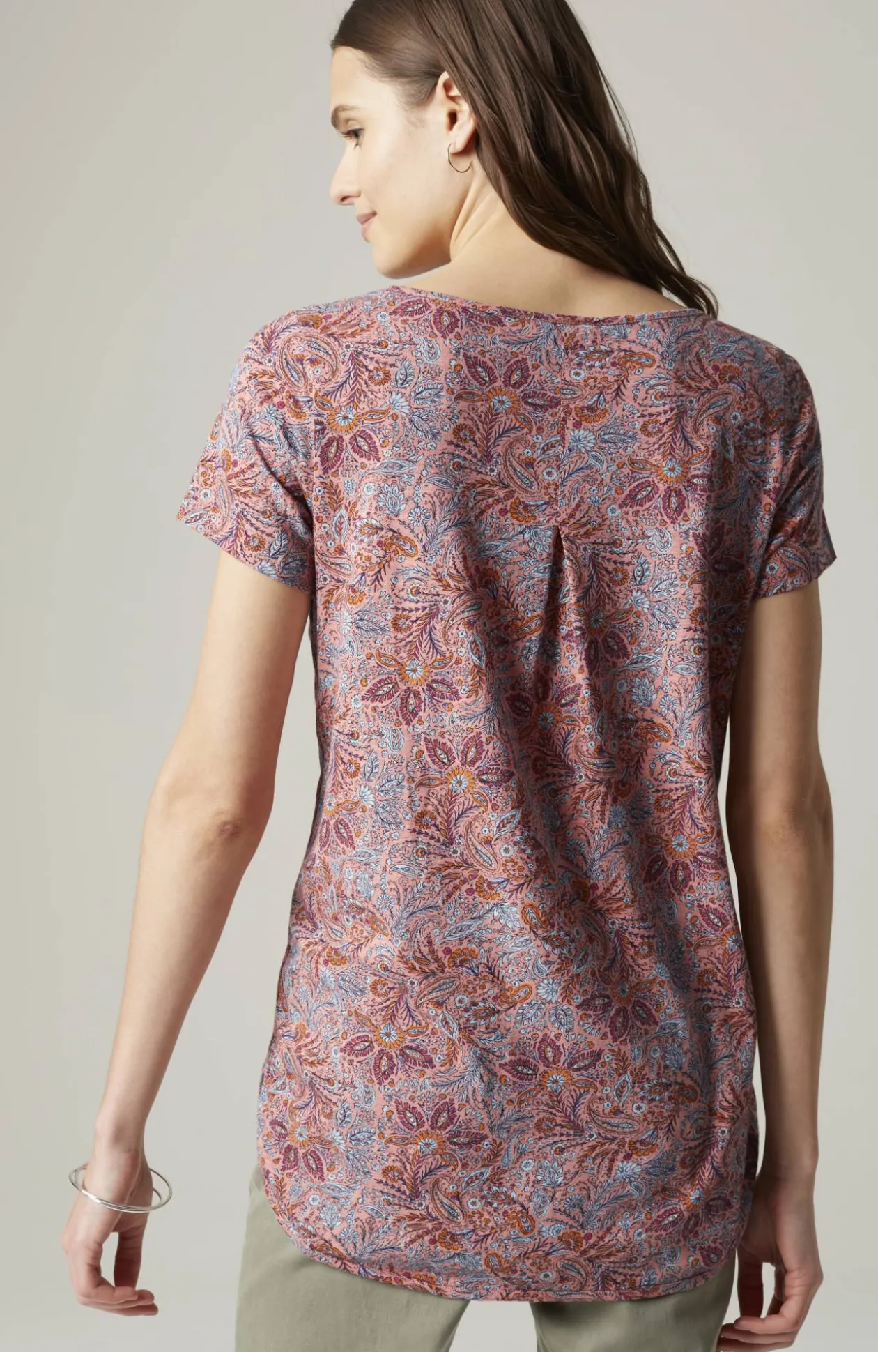 Cotton And Tencel™ Modal Shirttail Tunic