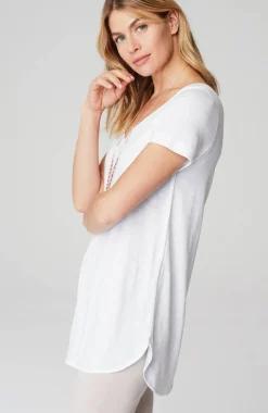 Cotton And Tencel™ Modal Shirttail Tunic