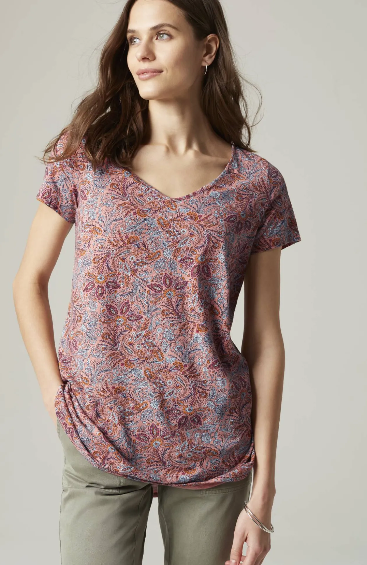 Cotton And Tencel™ Modal Shirttail Tunic