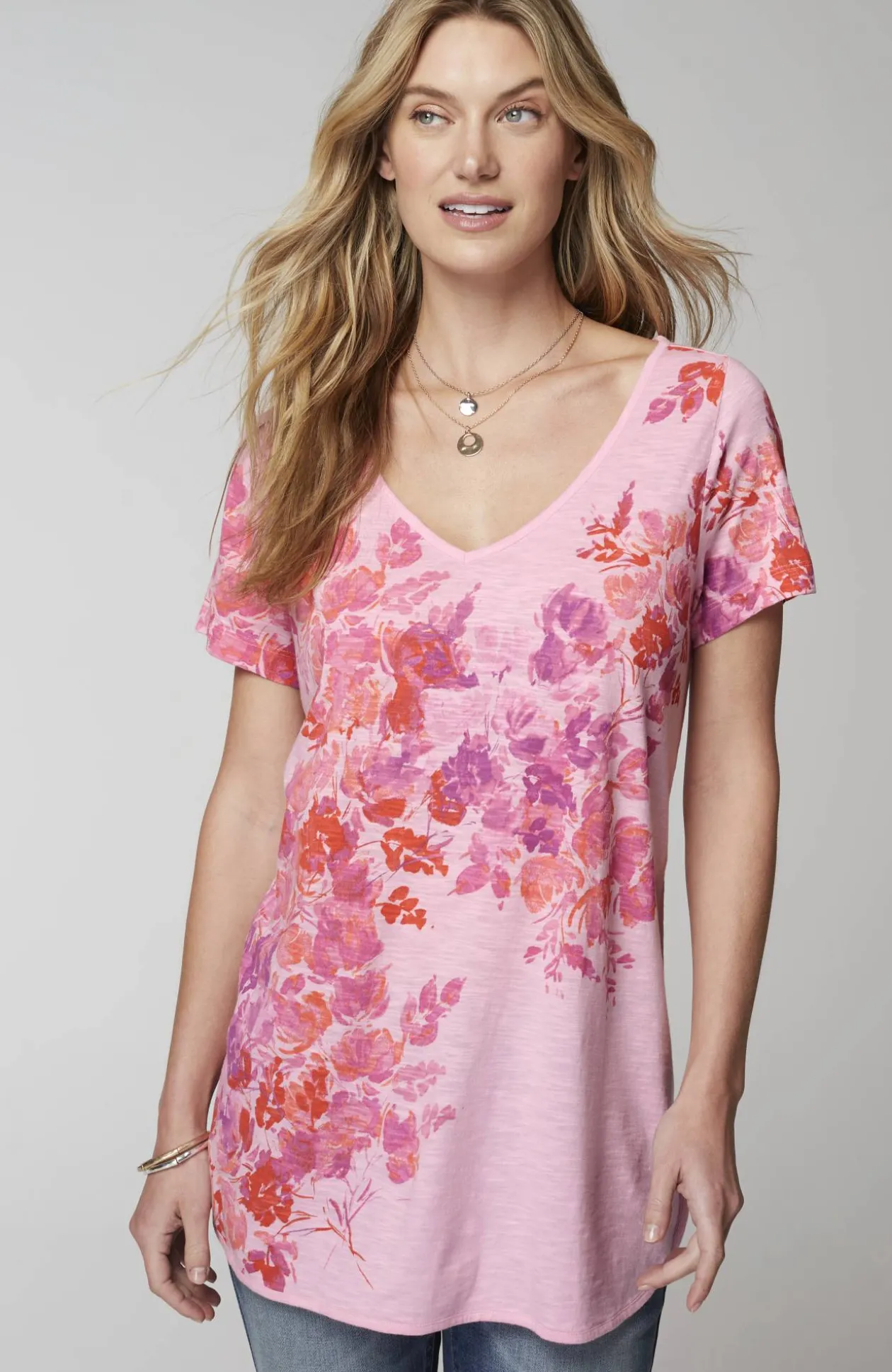 Cotton And Tencel™ Modal Shirttail Tunic