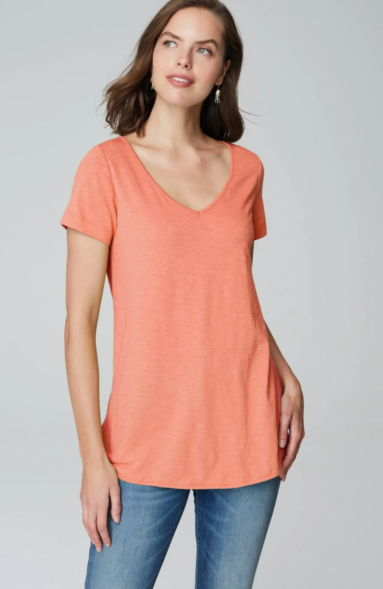 Cotton And Tencel™ Modal Shirttail Tunic