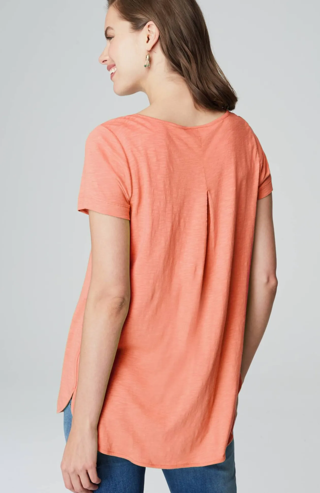 Cotton And Tencel™ Modal Shirttail Tunic