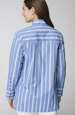 Cotton Stand-Collar Tunic