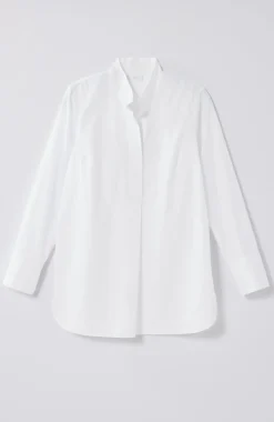 Cotton Stand-Collar Tunic