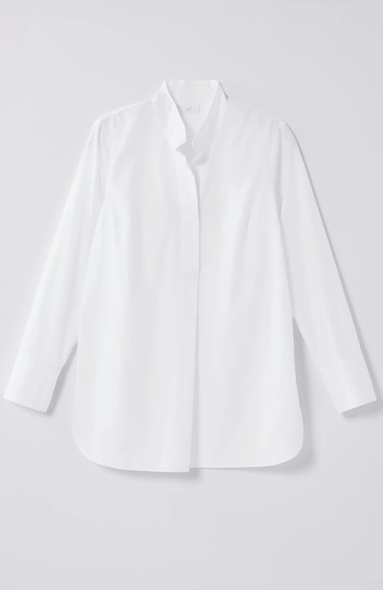 Cotton Stand-Collar Tunic