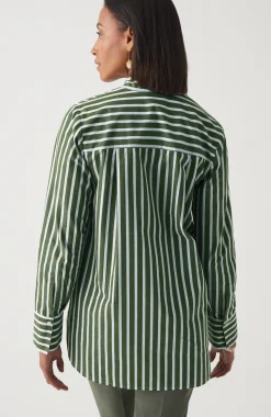 Cotton Stand-Collar Tunic