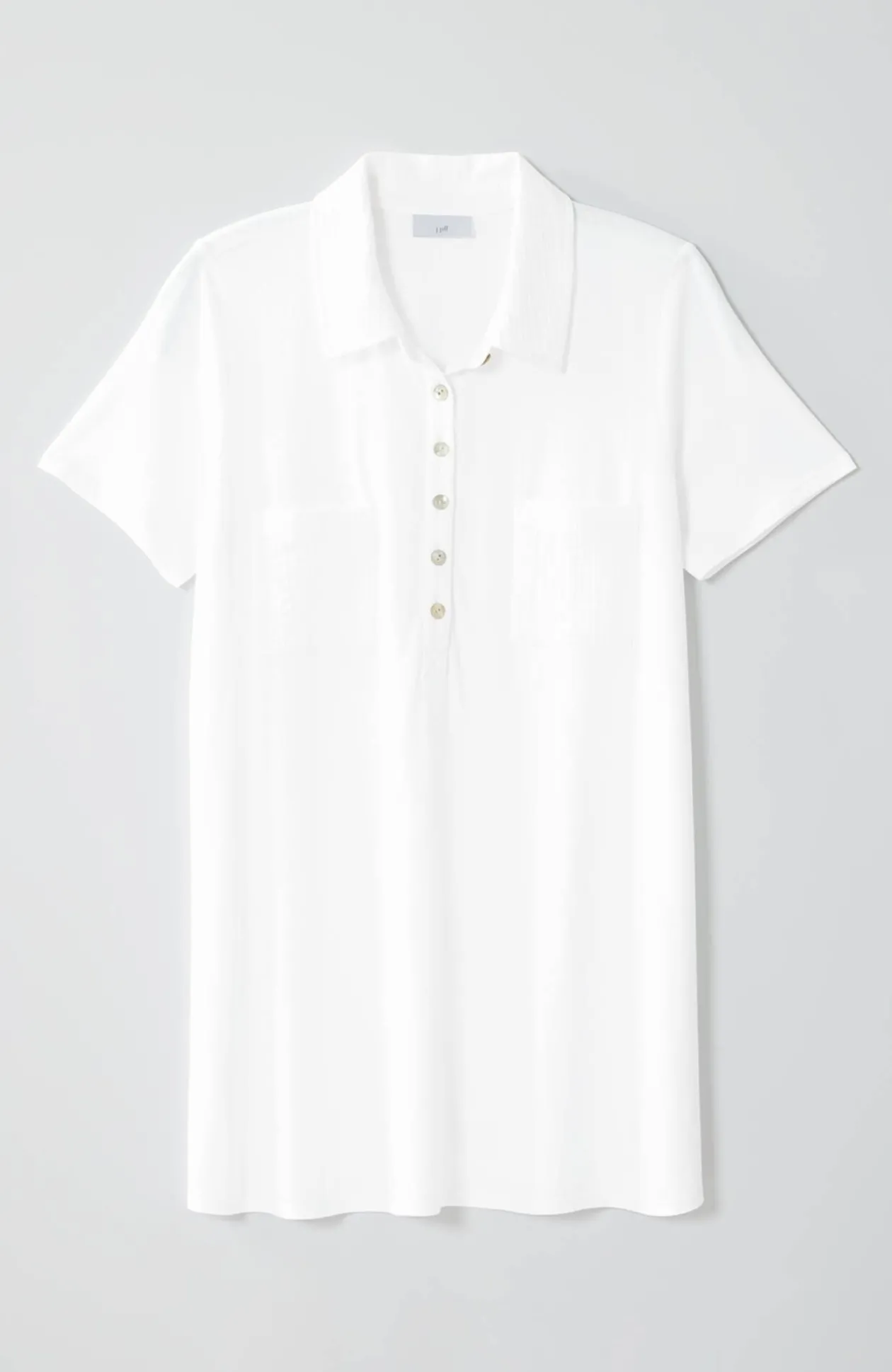 Cotton-Gauze Mixed-Media Tunic