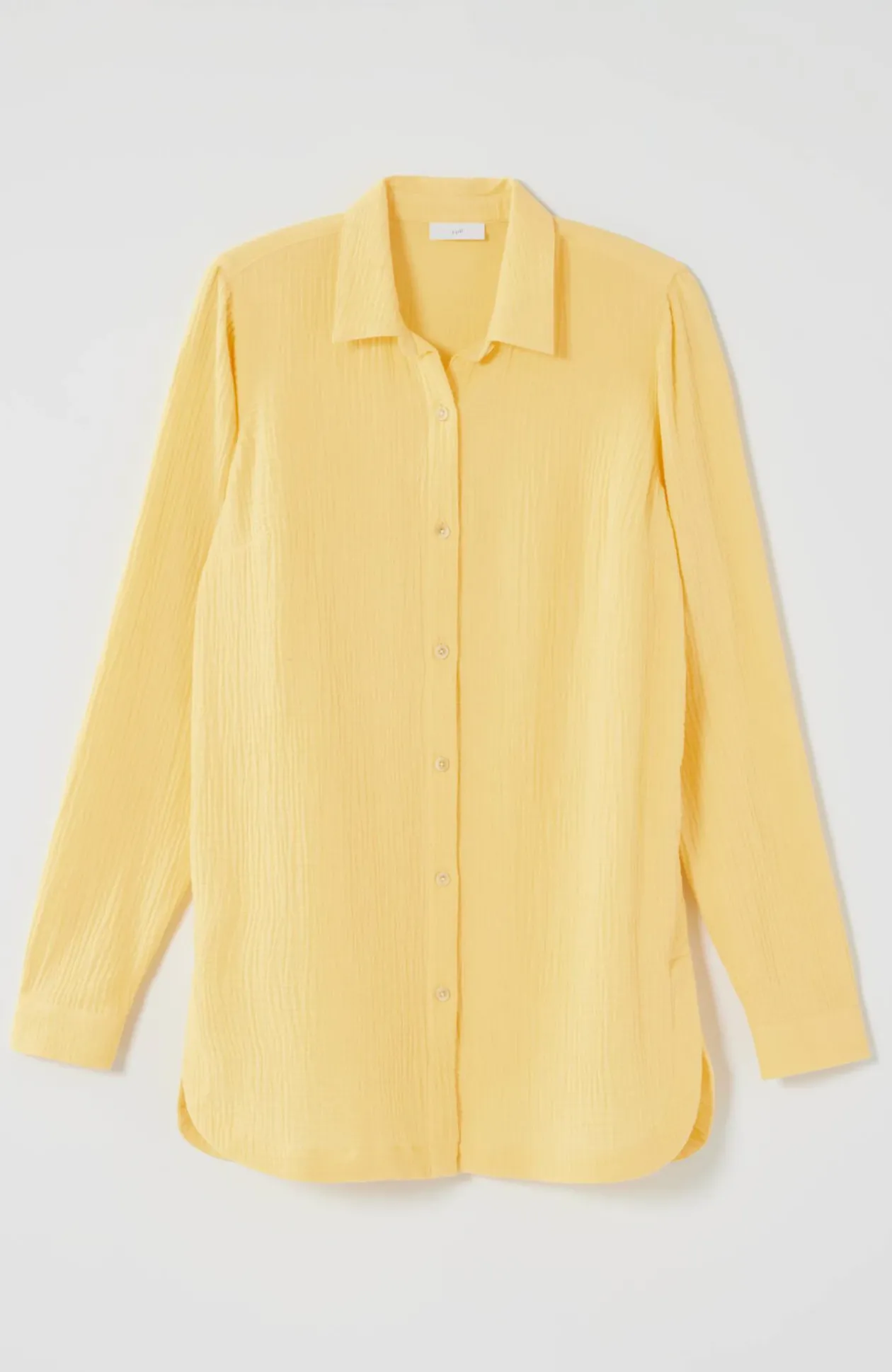 Cotton-Gauze Split-Hem Tunic