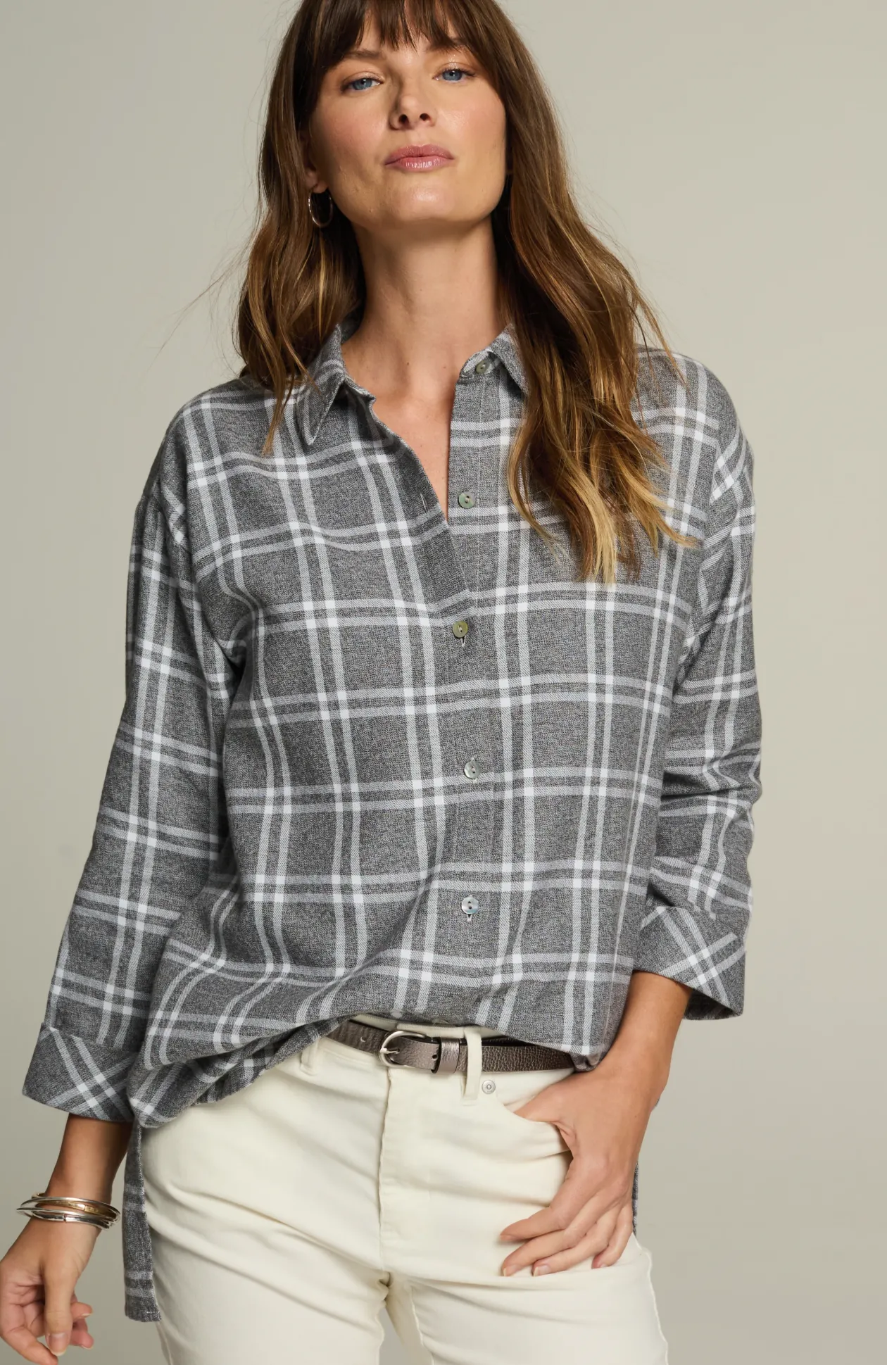 Cozy Plaid Tunic