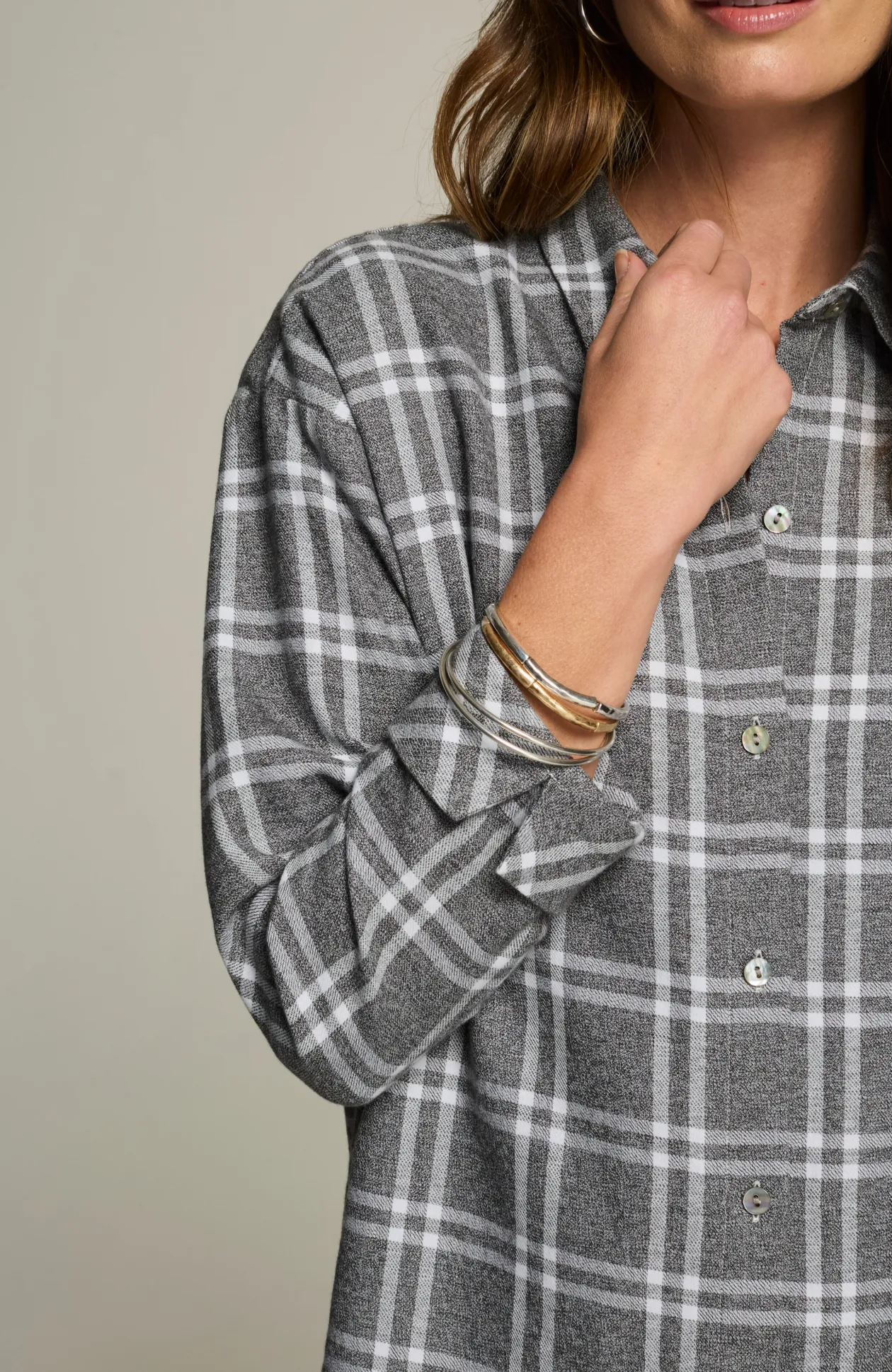 Cozy Plaid Tunic
