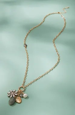 Crystalized Flower Cluster Necklace