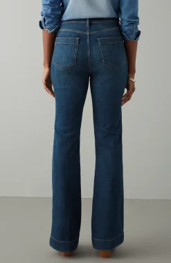 Curvy-Fit Flare Jeans