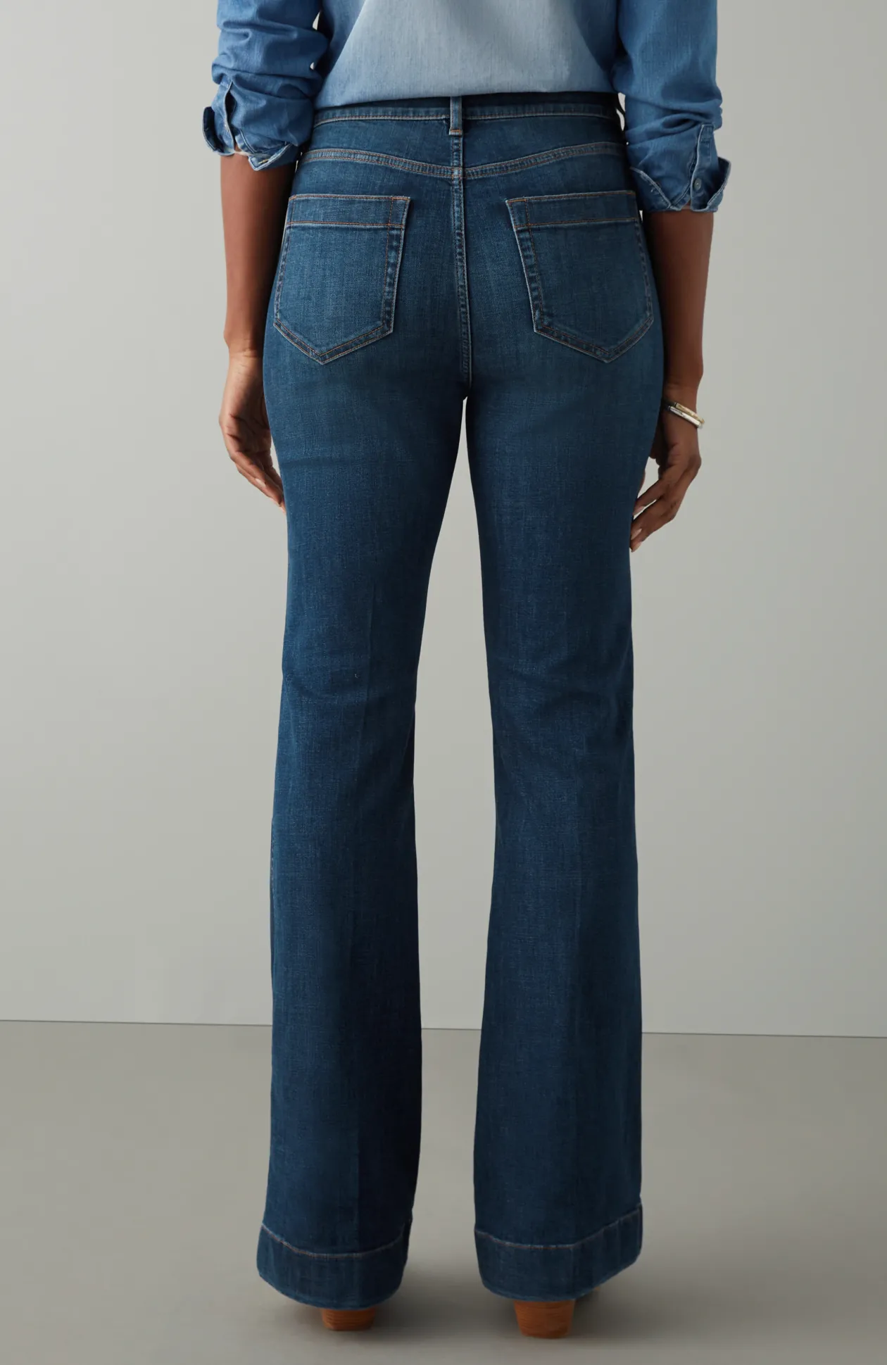 Curvy-Fit Flare Jeans