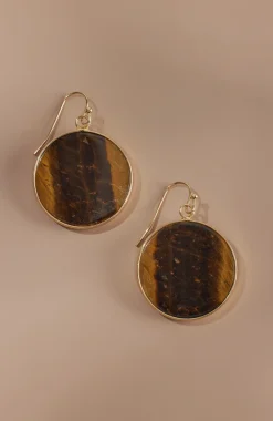 Dare-To-Explore Tiger's-Eye Earrings