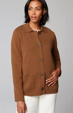 Double-Knit Sweater-Jacket