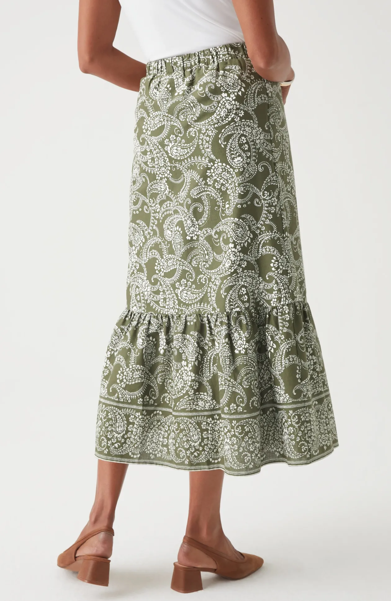 Easy Tiered Maxi Skirt