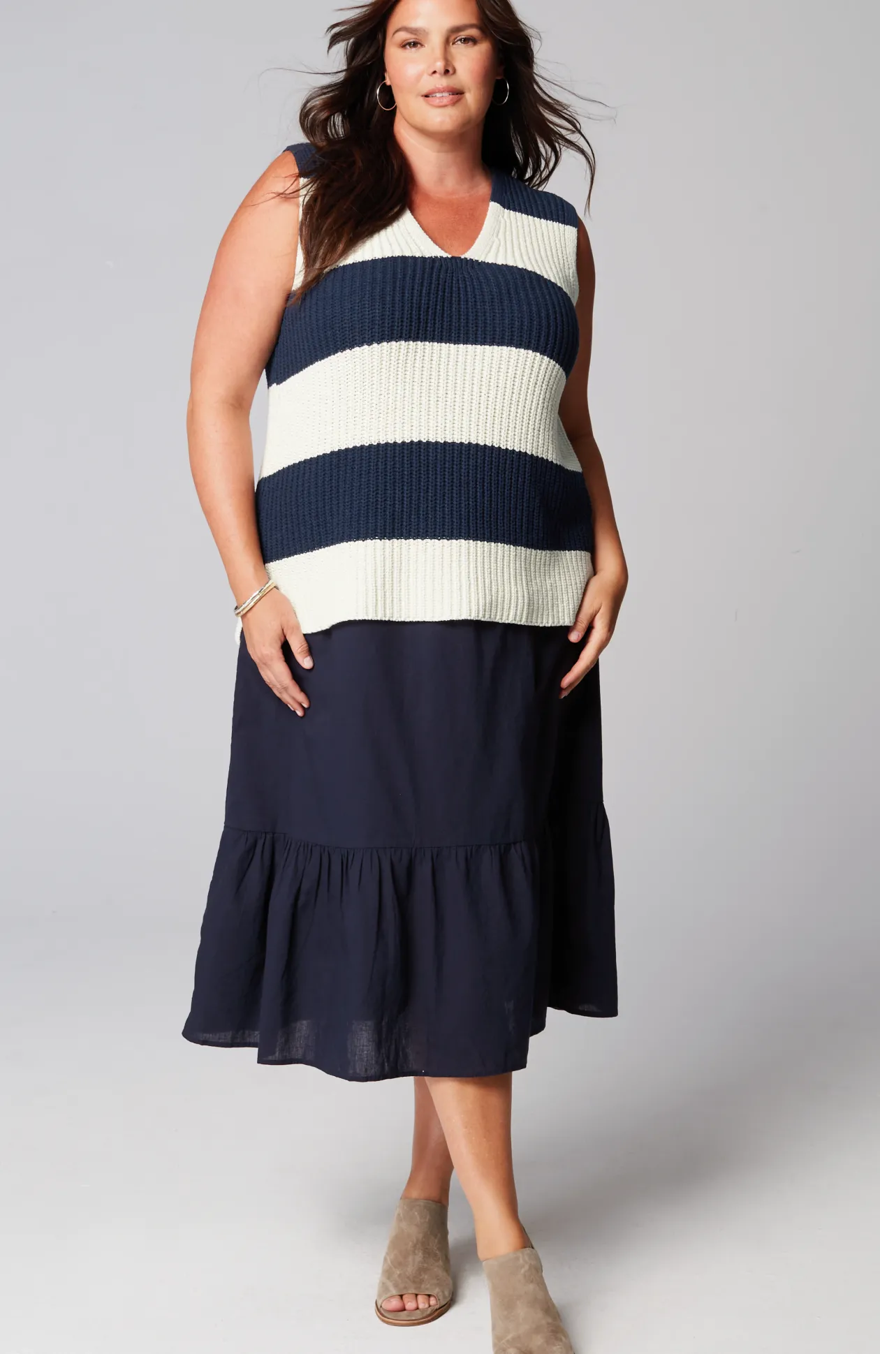 Easy Tiered Maxi Skirt